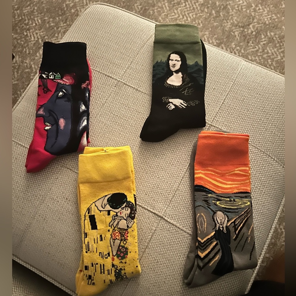 *NEW* Socks - Art Prints Mona Lisa